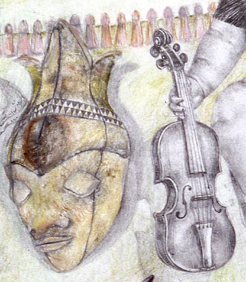 Head and Violin
